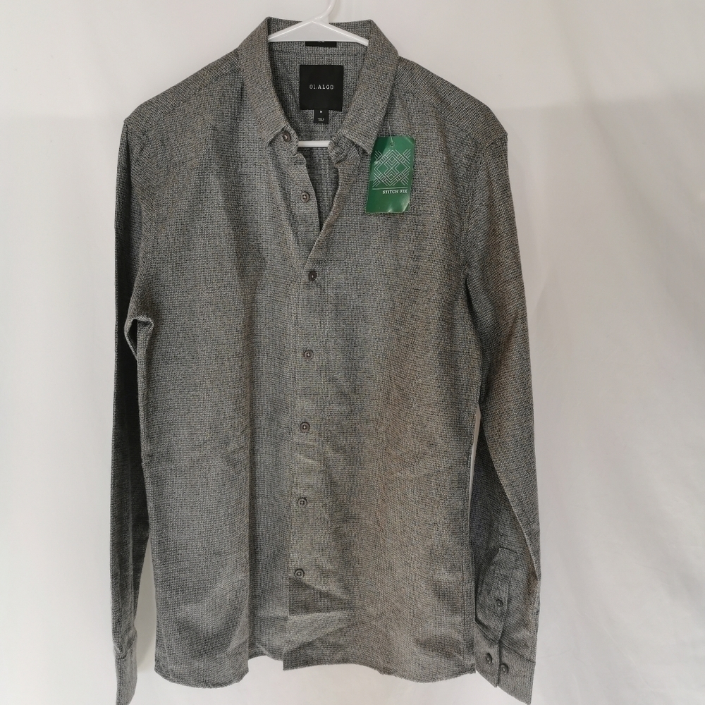 Men's 01.Algo Argonaut Brushed Jasper Slim Fit Shirt - Sz M Open To Offers